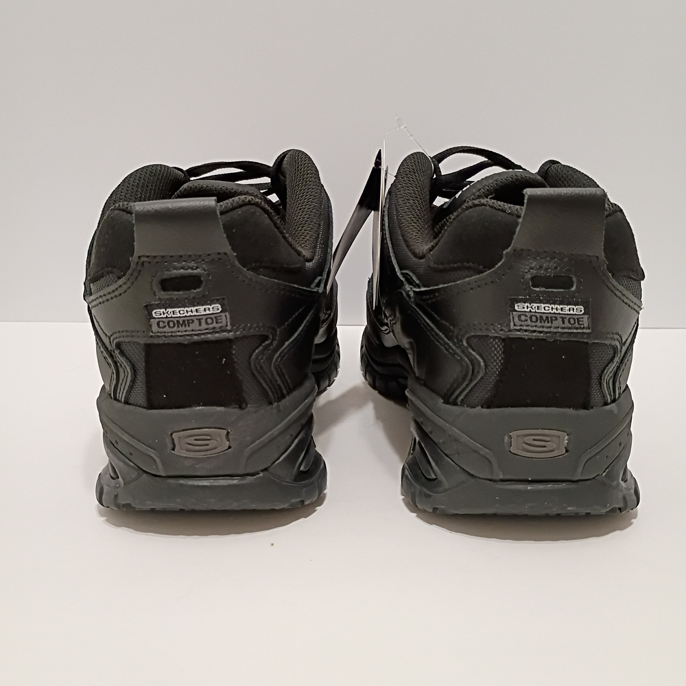 Skechers Soft Stride Grinnel Wide Fit Men's Black Safety Work Sneaker - Picture 6 of 8